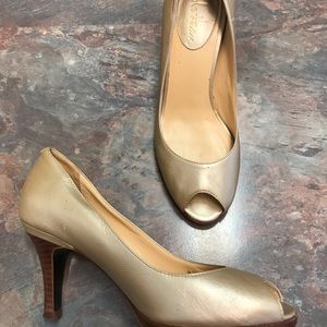 Cole Haan Open Toe Pump with Nike Air Sole